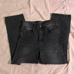 Size 6, Wild Fable, black ripped mom jeans
